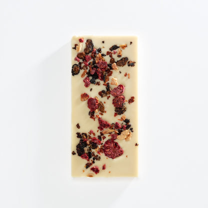 White Chocolate Mixed Berry Bar 50g